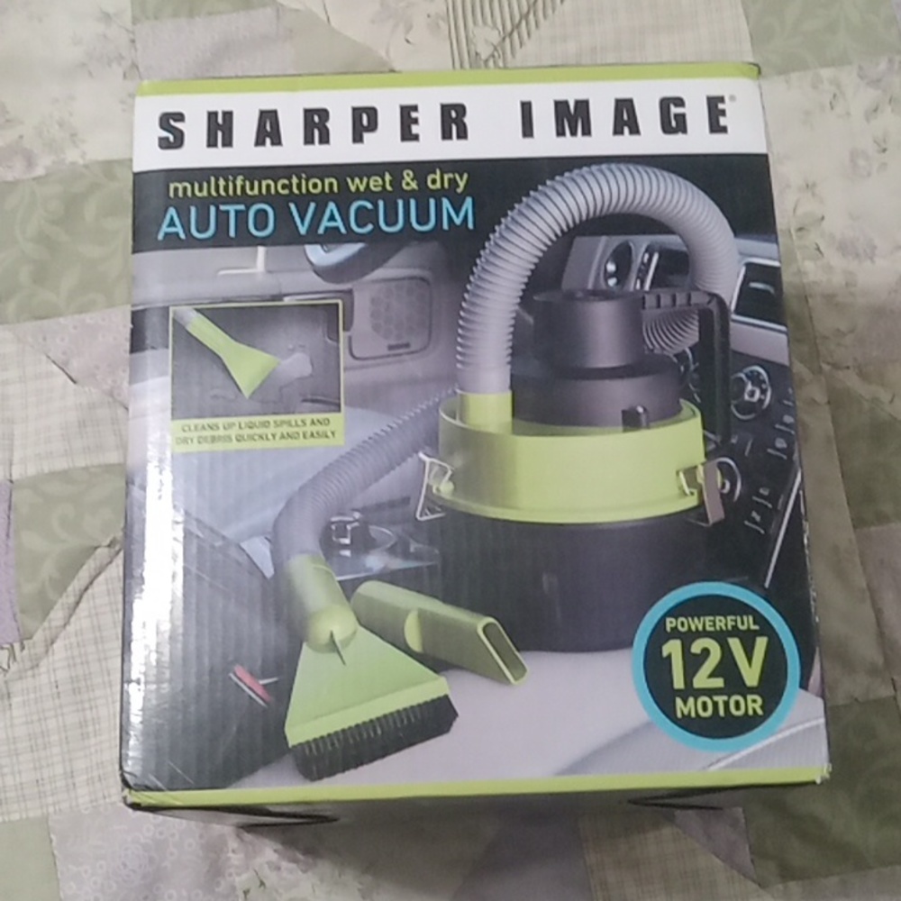 Sharper image multifunction wet & dry auto vacuum